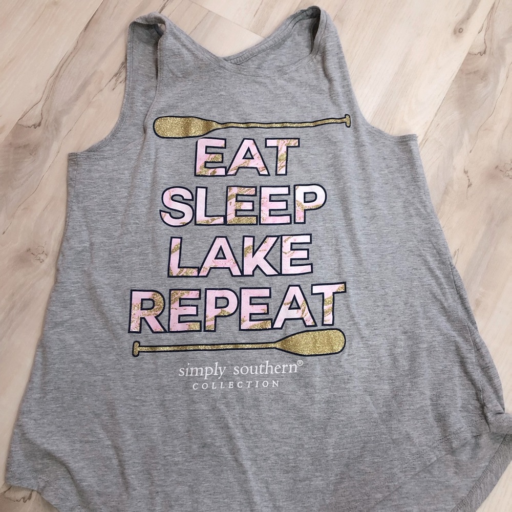 Simply Southern Gray Tank Top